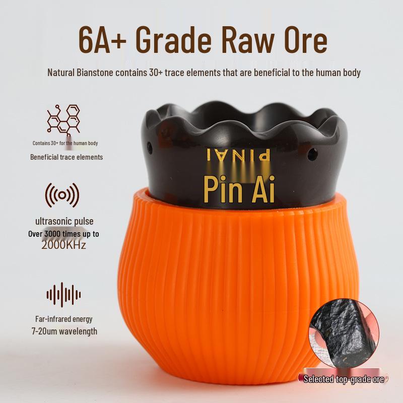 Pure Bianstone Moxibustion and Guasha Massage Tool by Lotus Liu Weicheng