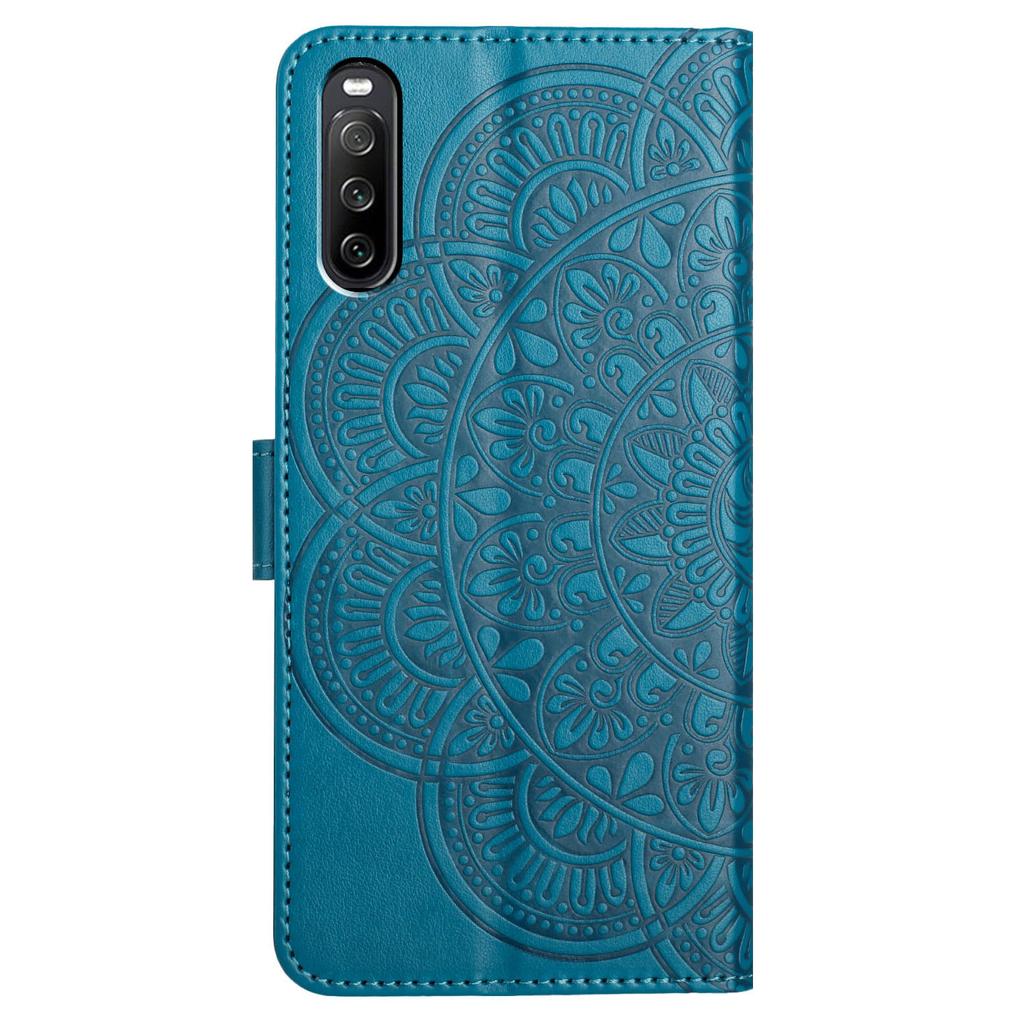 For Sony Xperia 10 V Case Magnetic Closure Handbag Leather Phone Cover