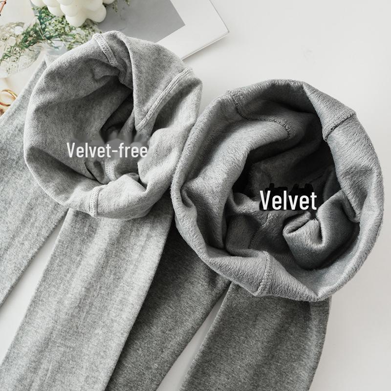 „Chilot slim din catifea de bumbac gri pentru toamna-iarna”