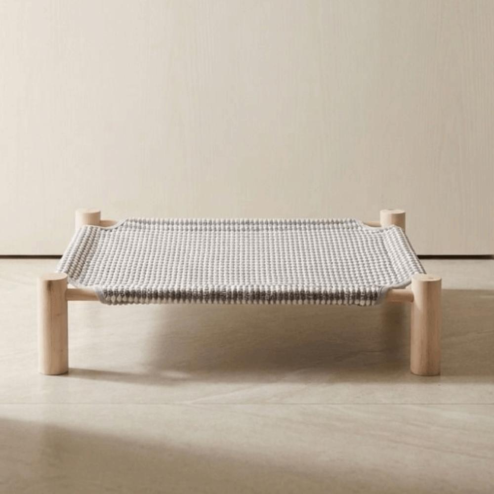 Detachable Kitten Sleeping Bed Wooden Frame Cat Hammock Bed Practical Pet Cool Nest Indoor Use
