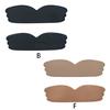Women Silicone Push Up Bra Women's Invisible Bras Self Adhesive Strapless Bandage Blackless Solid Bras For Women