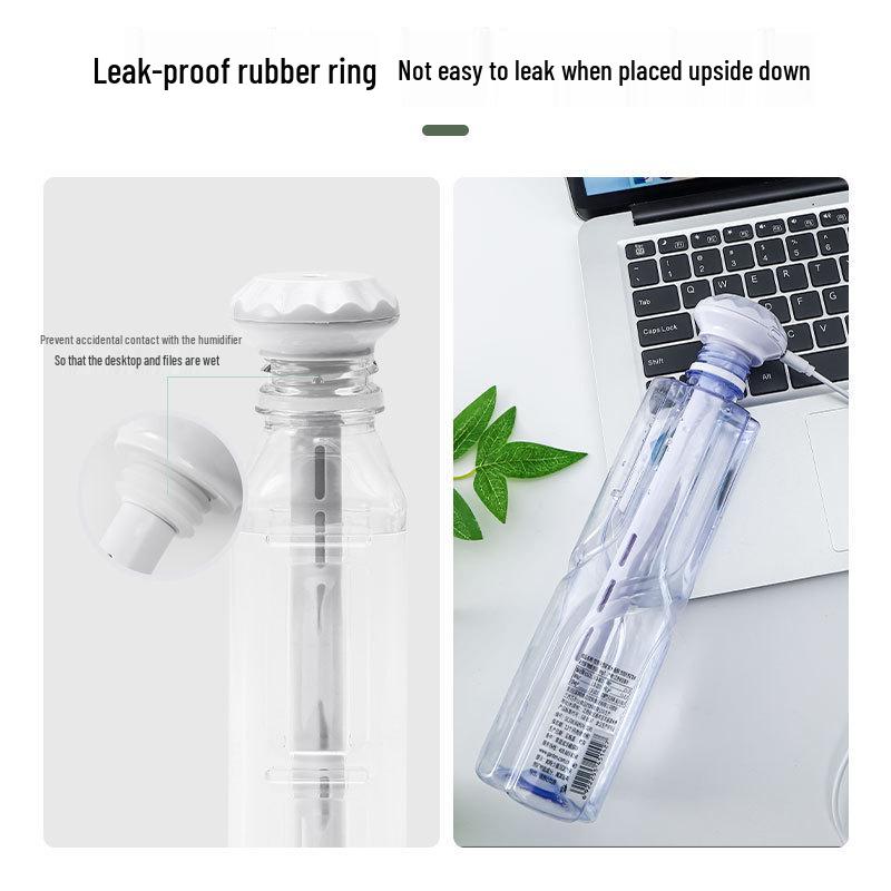 Compact Silent USB Humidifier for Office, Bedroom, or Dorm