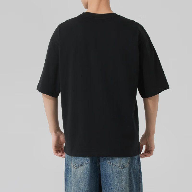Adidas T Shirts Men's Black Crew Neck Moderate JC5338