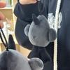 New Grey Regret Bird Plush Toy Super Soft Stuffed Animal Cute Kawaii Pendant Fluffy Collectible Gift for Kids Adults Home Decor