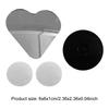 Heart Shaped Blind Spot Mirrors for Cars Universal Fit Stick-On Side Mirror Adjustable Vehicle Side Mirror for Cars SUVs Trucks