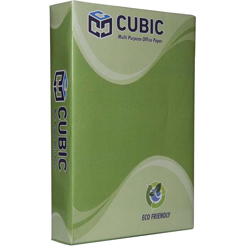 Cubic A4 70gsm Copier Paper - 500 Sheets, Pack of 3 3 белый