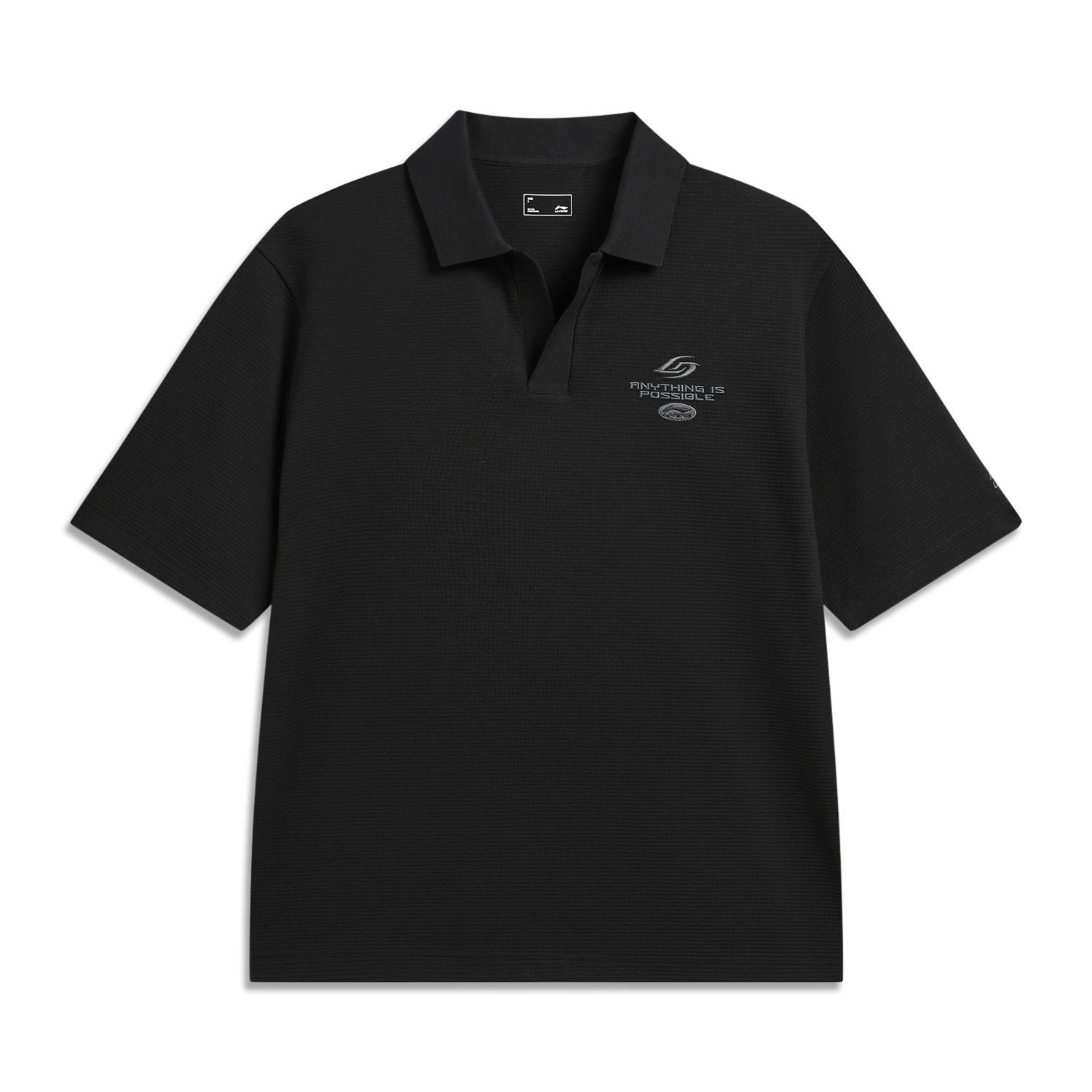 Спортивная Поло-рубашка Li Ning Серия Lifestyle с Логотипом Бренда Унисекс Поло APLW293-1 S