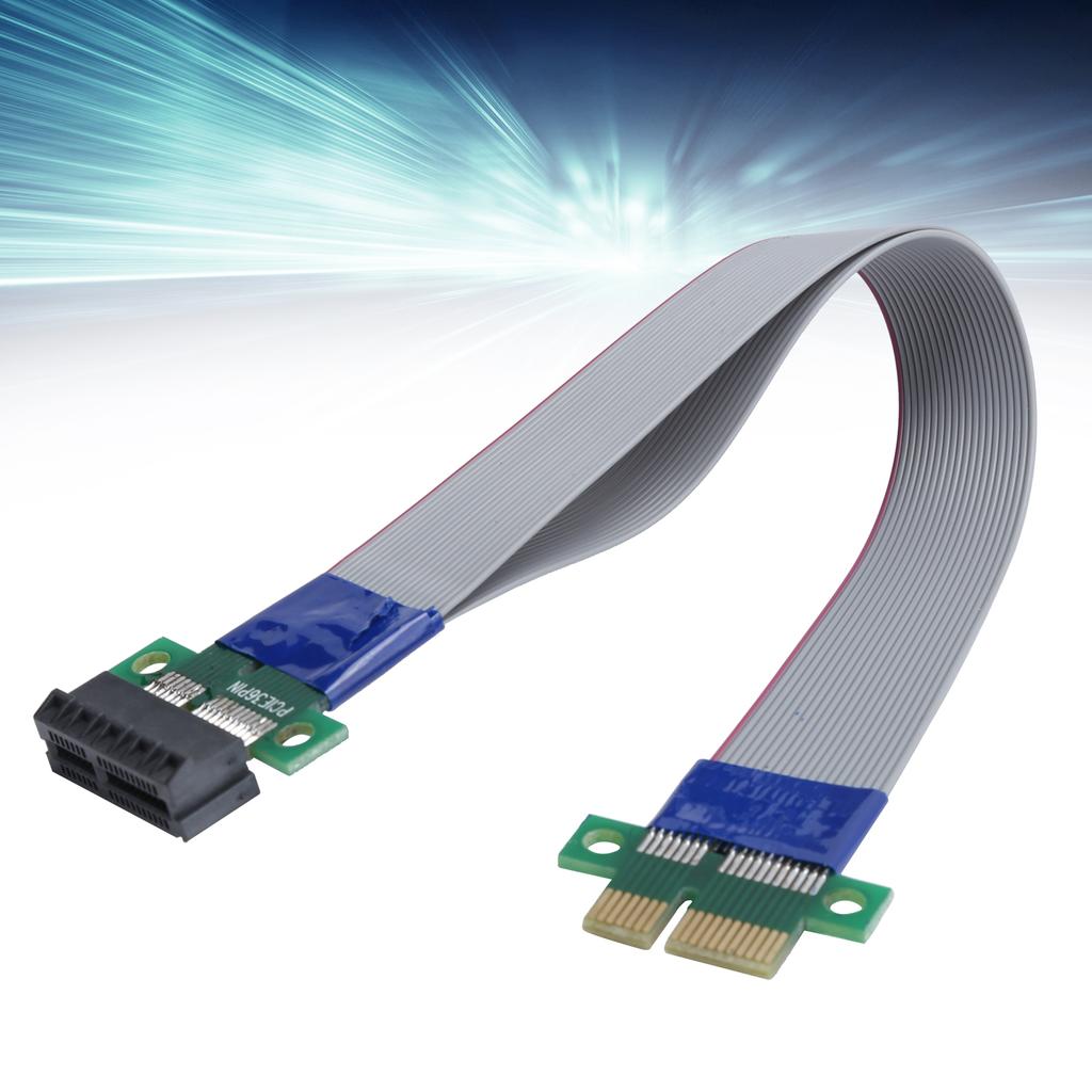 PCIE prodlužovací kabel 1X Riser Card Extender DoubleSpeed MaletoFemale páska adaptéru EP051