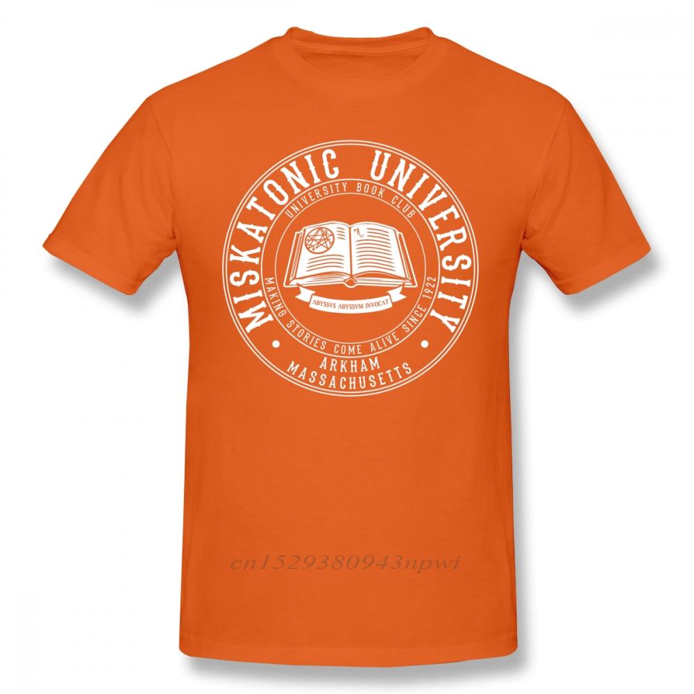 Arkham Horror T Shirt Miskatonic University Book Club TShirt Unisex Short Sleeve 100 Cotton Tee Shirt Oversized Streetwear Tshirt