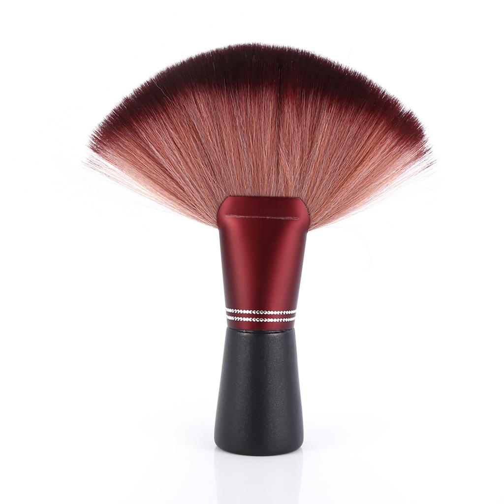 New 1Pcs Barber Neck Dust Clean Brush Professional Barber Cleaning Tool with Wood Handle Salon