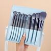 Cangzhou 10-Piece Purple Rabbit Makeup Brush Set: Powder, Concealer, Highlight, Eyeliner, and Eyeshadow Brushes