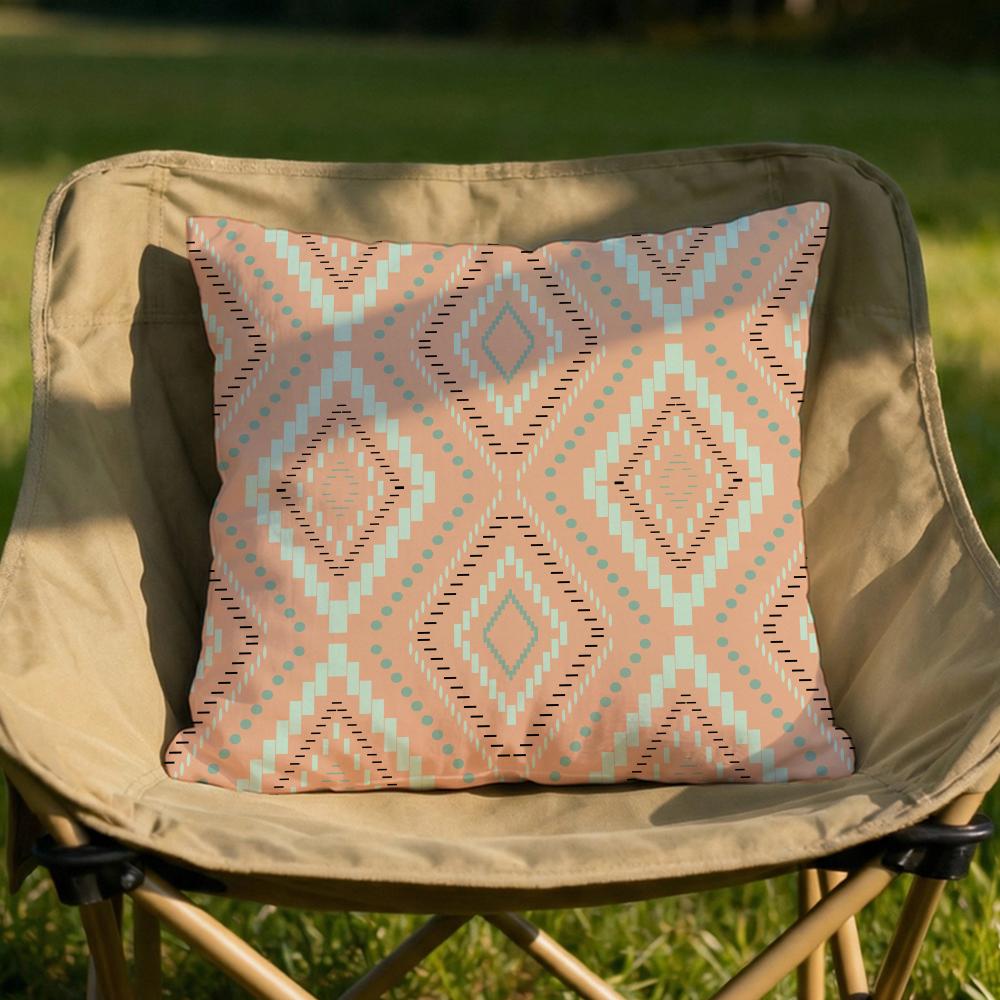Native Fabric Pattern Cushion Cover Soft Reversible  Durable Pillow Cover  MultiScene Use for Home  Car Daily Comfort