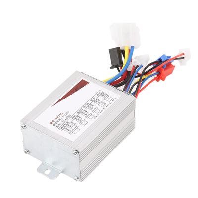 Electric Bike Brush Controller 24V 350W Multi Protection Aluminum Alloy Motor Speed Controller Box for Electric