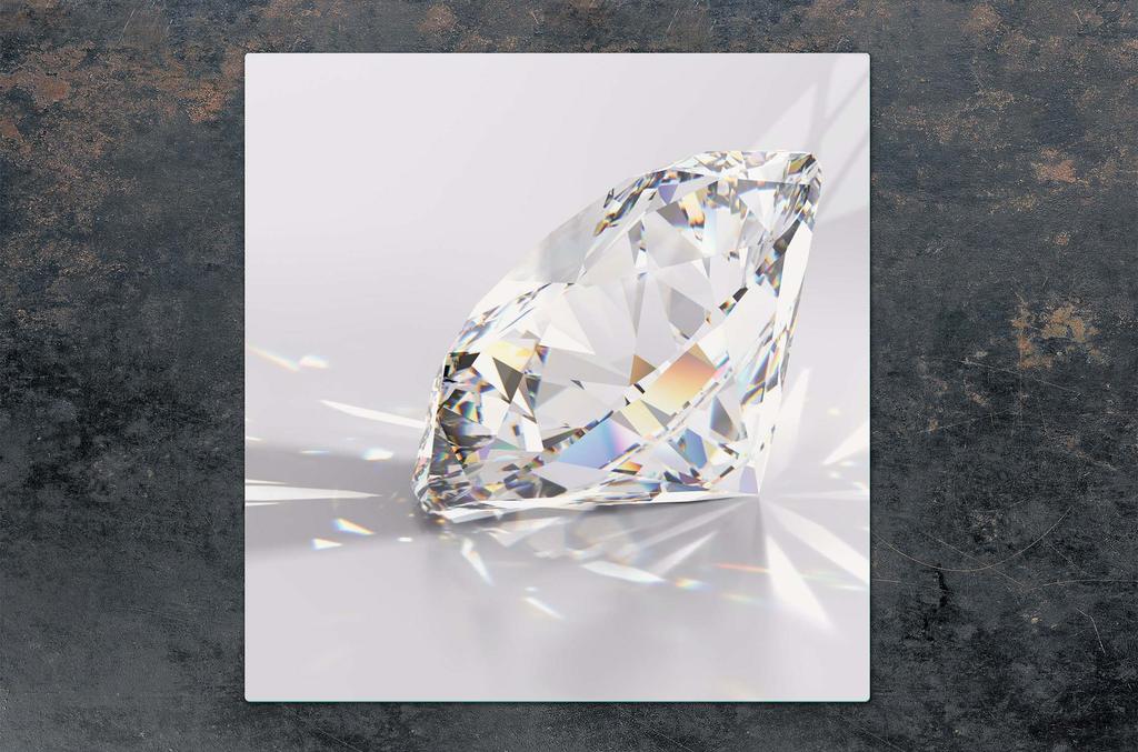 SZKLANA PŁYTA OCHRONNA NA KUCHENKĘ 50x52 DIAMENT