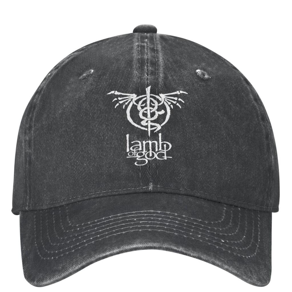 Lamb Of God Baseballkappe Heavy Mental Band Damen Herren Sonnenschutz Trucker Dad Hat Sommer Trendig Outdoor Sport Baseballkappen