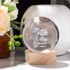 Kertari 60mm Crystal Ball A popular and stylish decorative item for and other special Perfect for and other Features an LED light base for indirect
