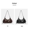 2026 Women's Retro Motorcycle Single Shoulder Bag - Large Capacity Versatile PU Leather Crossbody