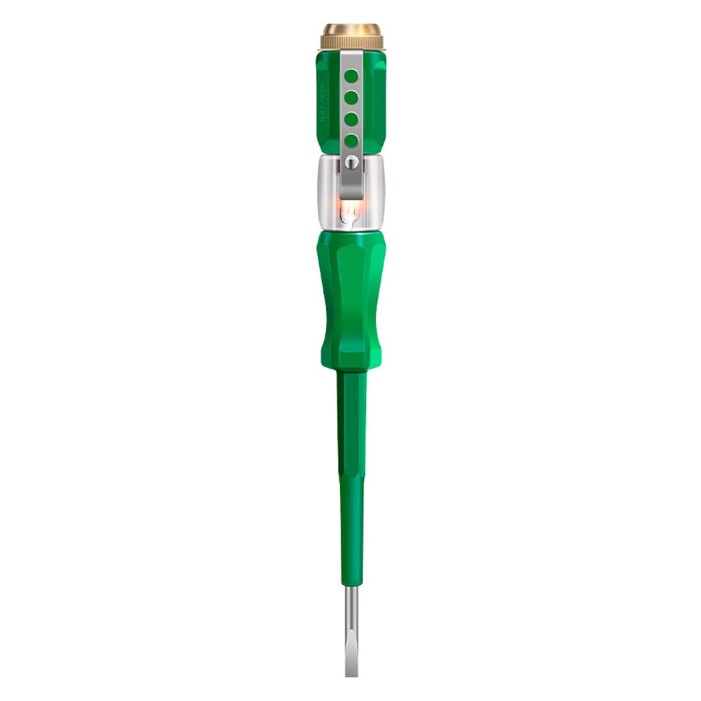 

B07 Electrical Tester Pen Voltage Indicator Test Pencil Tester Screwdriver 100-500V Neon Bulb Non-contact Insulation Test Pen зелений