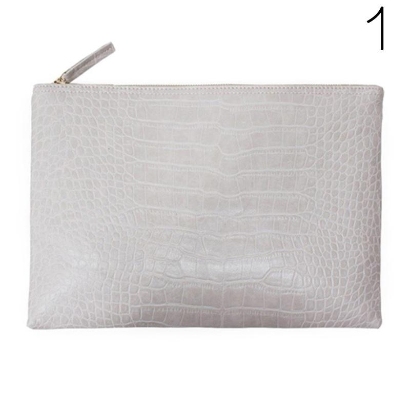 Damen Clutch Tasche mit Krokodilprägung Leder Umschlagtasche Clutch Abendtasche Damen Clutches Handtasche