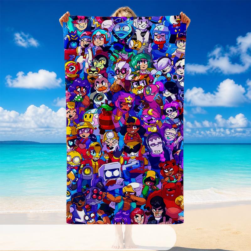 Asciugamano da Spiaggia Asciugatura Rapida Modello Roblox, Asciugamano Leggero Assorbente per Piscina Spiaggia Vacanze