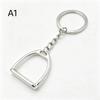 Porte-clés Étriers de Cheval Équestre Animal Mignon Décoration Thème Animal 1 Pièce Léger pour Pendentif de Sac à Dos Usage Quotidien