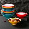 Melamine Two-color Commercial Lamian Noodles Bowl Restaurant Special Tableware