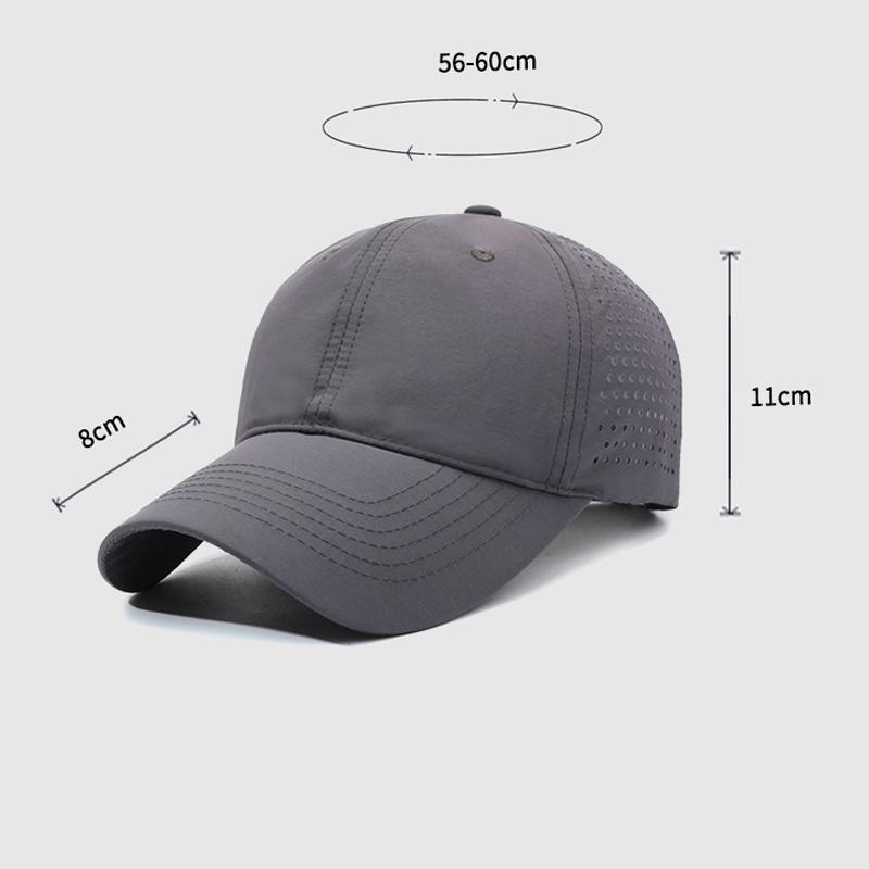 Summer Men's Breathable Mesh Baseball Cap Outdoor Sunshade Sunscreen Cap Sports Cap
