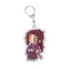 For Demon Slayer Tokitou Muichirou Daki Akaza Douma Gyutaro Acrylic Selfmade Cartoon Anime Keychain Pendant Toy Gift 5cm