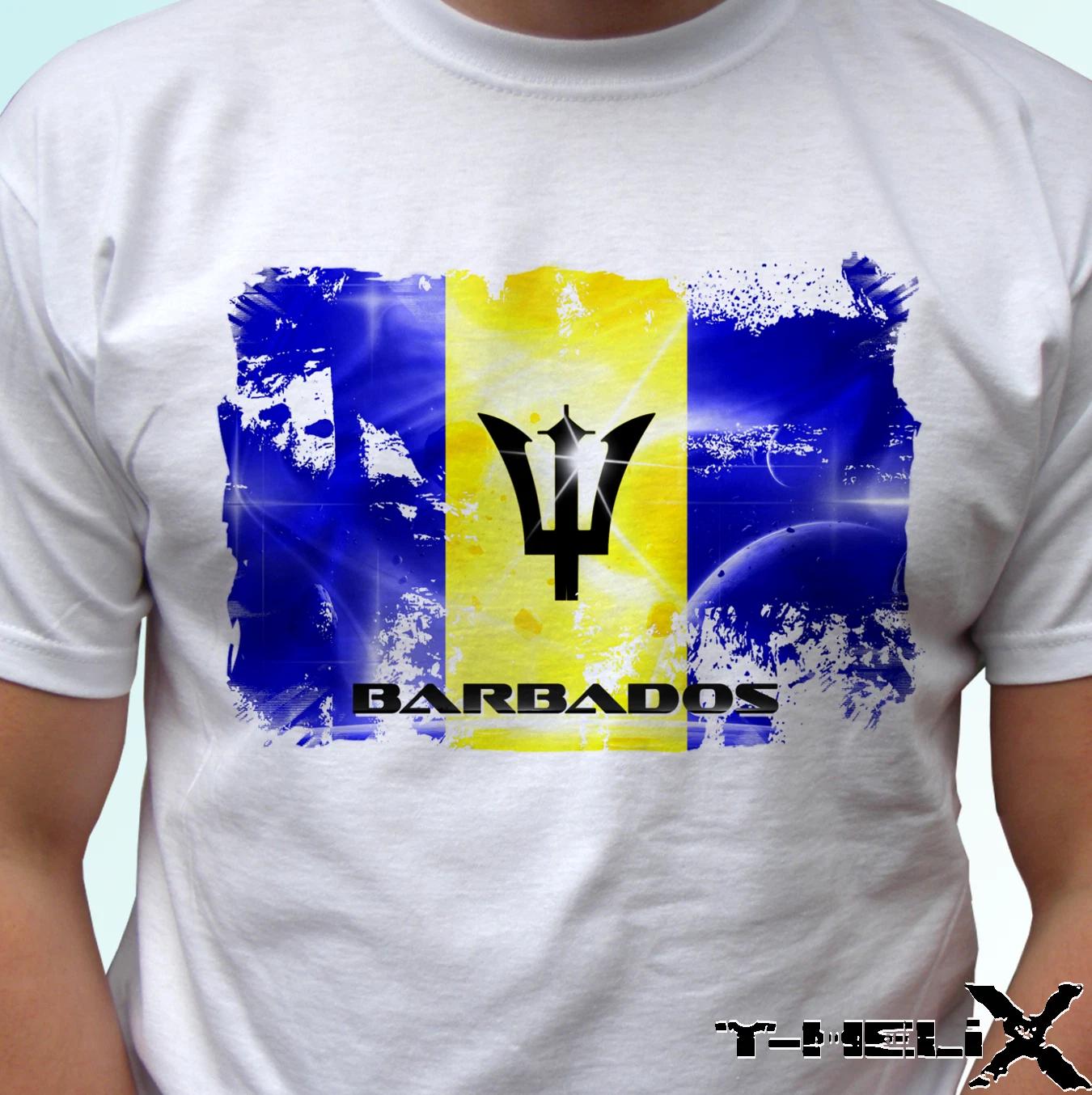 

Barbados flag - white kids boys T-Shirt holiday top country design s s kids & baby 150