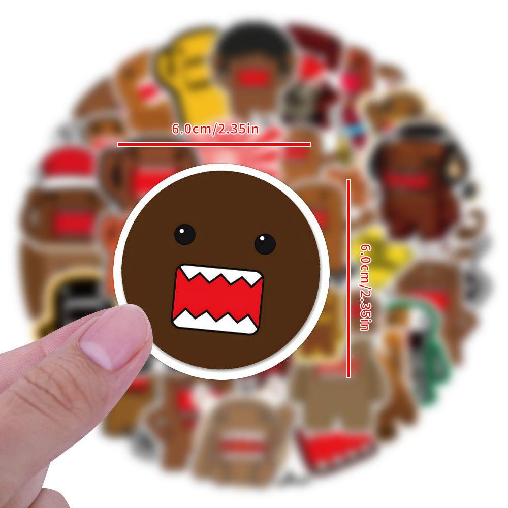 50 New Domo Domo Domo Domain Stickers Car Laptop Personalized Handbook Stickers