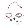 RC Car LED Lights Easy Installation Positive and Negative Power Headlight for Remote Control Cars White