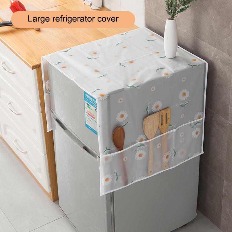 Refrigerator And Washing Machine Dust Cover Storage Hanging Bag Washable Protect Cover Cloth Storage Bag