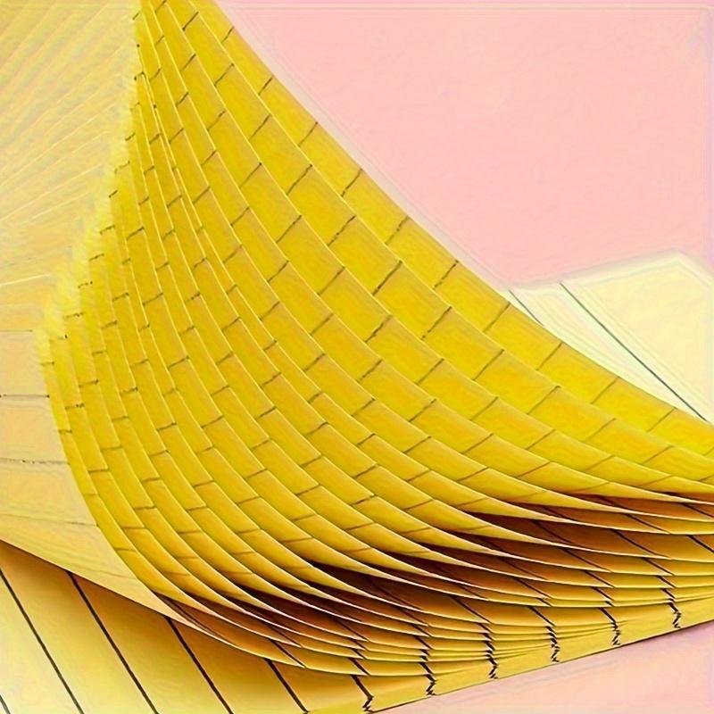 400 Pages Sticky Notes Set Portable Lined Adhesive Memo Pads for Note Taking Office Home and School Use Paper Material