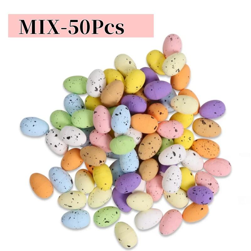 

Colorful Foam Easter Eggs Multi Size For DIY Wreath Decoration Kids Gifts Easter Home Party Favor Supplies Craft Holiday 2x3cm
