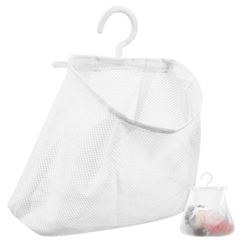 NEW Laundry Basket Versatile Clothespin Bag Fruit Holder Home Storage Washable Hanging With Hook Peg Bags Laundry Storage Net