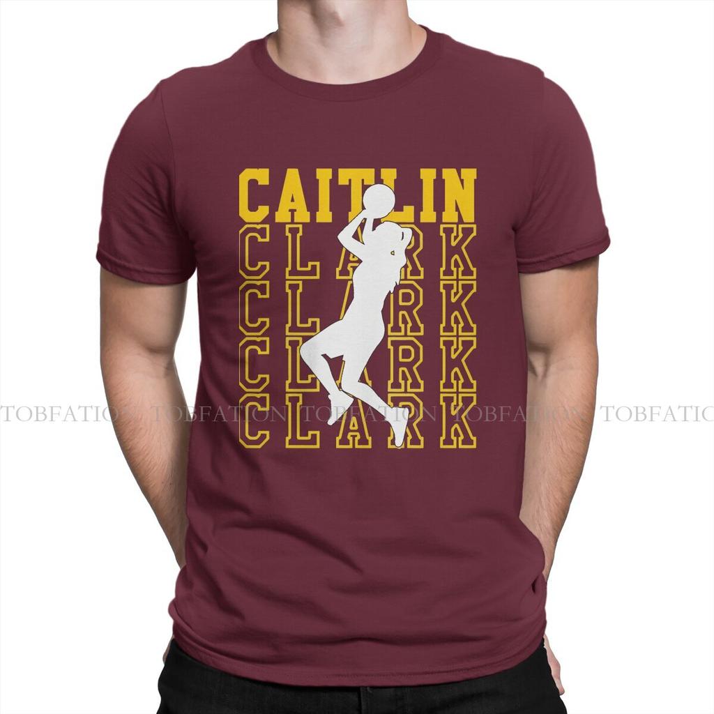 Caitlin Clark Casual Tshirt Basketball Player Sports Printing Tops Comfortable T Shirt Male Tee Clothes