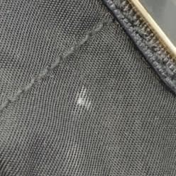 PRADA Shoulder Bag Quilted Gold Chain Tessuto Nylon Leather Black Women's Triangle Plate Logo