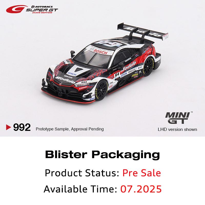 

MINIGT In Stock 1:64 Honda NSX GT Type S GT500 #8 #16 #64 Diecast Car Model Collection Toys 786 787 992