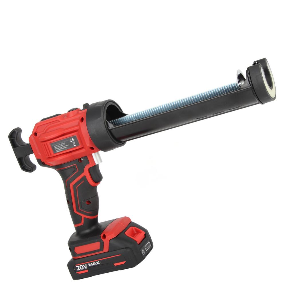 Cordless Caulking Gun Battery Operated Electric Caulk Gun With LED Light for 10OZ Sealant Cartridges