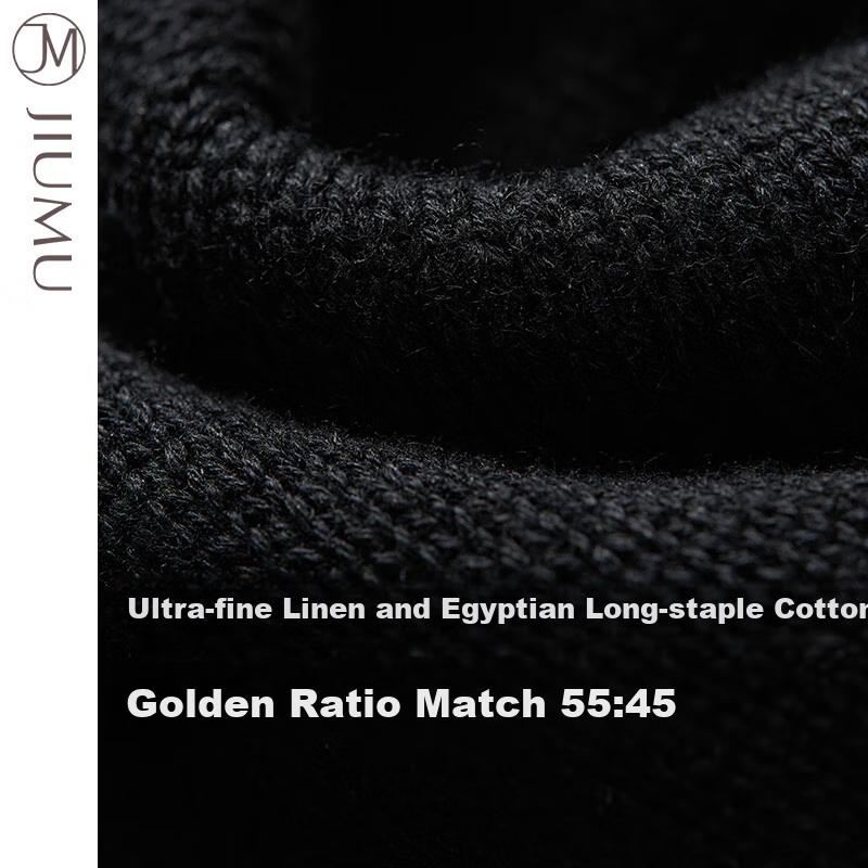 JIUMU Thin Summer Knitted Linen Hat for Men Women, Slouchy Closed Top Cap, Breathable Air Conditioning Sleep Maternity Hat