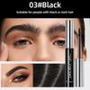 Ocheal Gel Tatuaggio Sopracciglia Facile da Staccare Tinta Gel Sopracciglia Semi-Permanente Impermeabile Lunga Durata Marrone Nero Mascara 3D Sieri