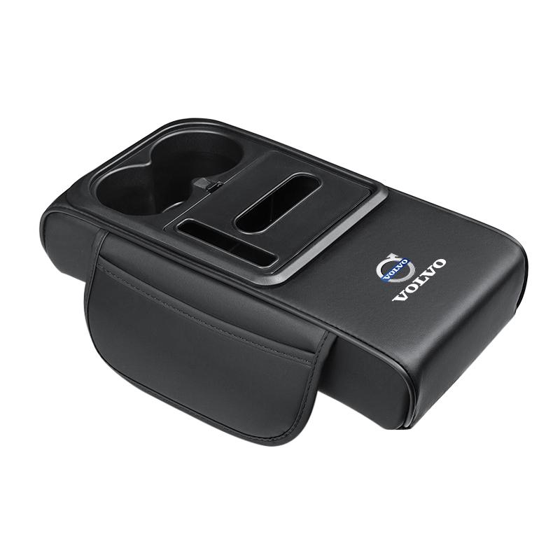 

Keychain Car Armrest Box Leather Pad Auto Armrest Mat High Quality Auto Accessorie For Volvo Rdesign V60 V40 XC60 XC90 V50 XC40