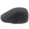 1Piece Men Coarse Lines Beret Duckbill Cap Outdoor Adjustable Leisure Hat Spring Autumn Hunting Travel Tourism