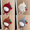 Thick Infant Winter Hat Soft Girls Knitted Hat Fashion Baby Hooded Hat