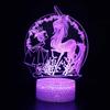 Acrylic Unicorn Night Light with Remote and Touch Control