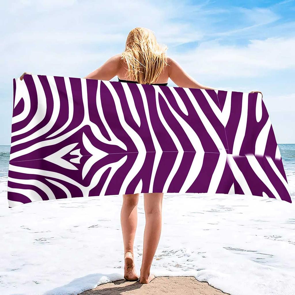 1pc Bow shaped beach towel, ultra-fine fiber quick drying absorbent large beach towel, beach vacation swimming