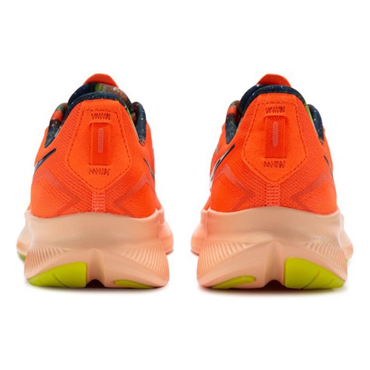 Saucony Ride 15 Fabric Cushioning Slip Resistant Abrasion Resistant Lightweight Low top Running Shoes Men's Orange Red S20729-45