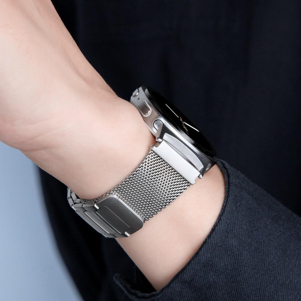 Magnetic Stainless Steel Metal Band for Samsung Galaxy Watch 9 Ultra 2 47mm Replacement Wrist Strap for Watch 9 8 40mm 44mm Watch 8 Classic 46mm