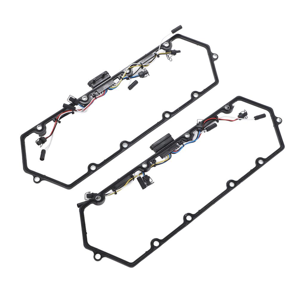 Valve Cover Gaskets Harness Set with Glow Plugs Relay F4TZ12A342BA for E‑250 E‑350 7.3L Powerstroke Diesel Engines