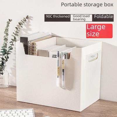 Katlanabilir Masaüstü Kitap ve Dosya Düzenleyici - A4 Klasör ve Çeşitli Eşya Saklama Kutusu